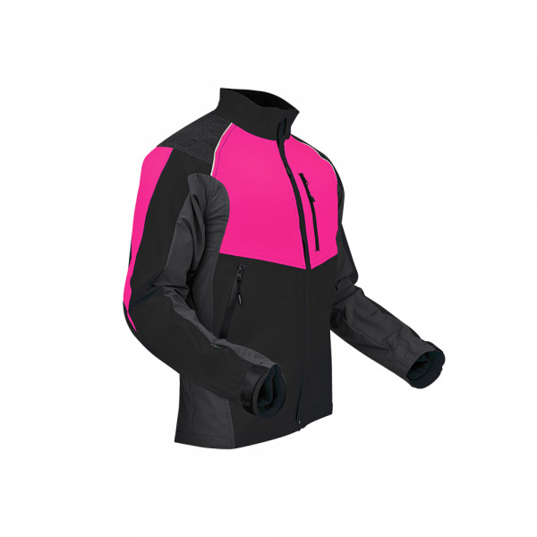 Pfanner Ventilation Jacke schwarz/pink